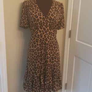 Michael Kors animal print Jersey dress